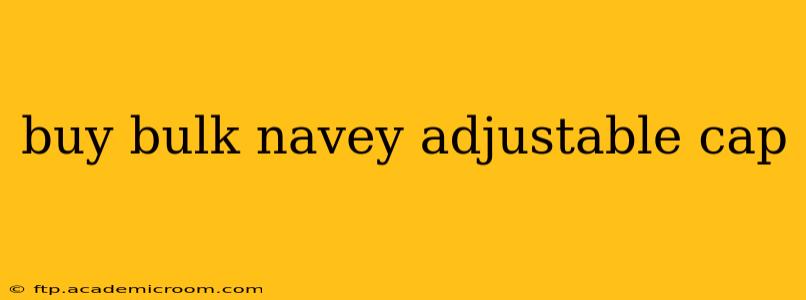 buy bulk navey adjustable cap