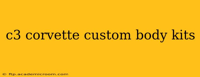 c3 corvette custom body kits