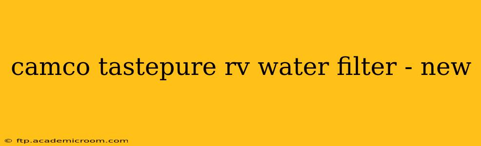 camco tastepure rv water filter - new