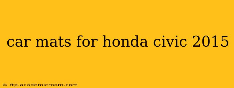 car mats for honda civic 2015