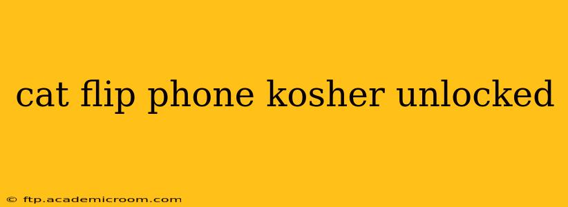 cat flip phone kosher unlocked