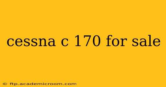 cessna c 170 for sale