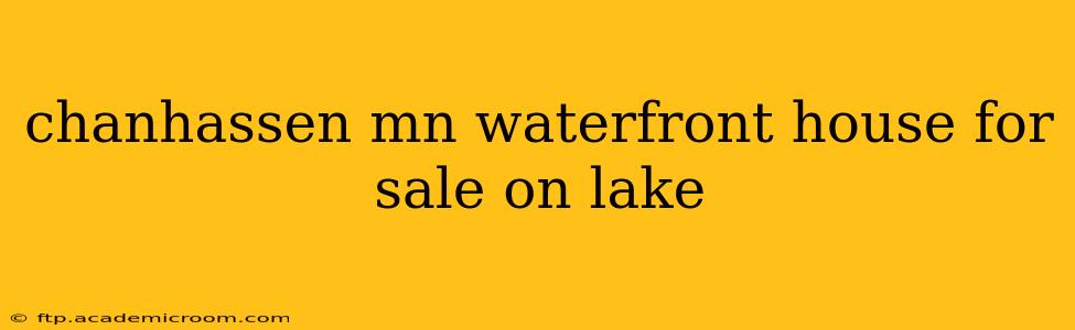chanhassen mn waterfront house for sale on lake