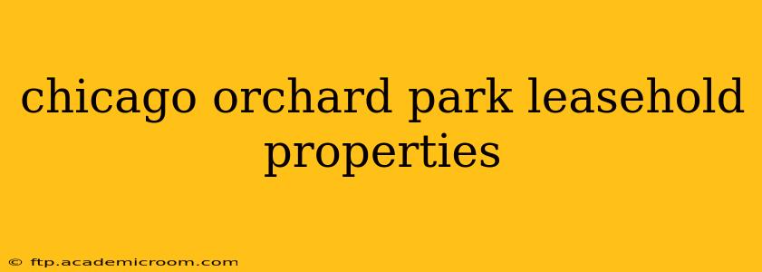 chicago orchard park leasehold properties