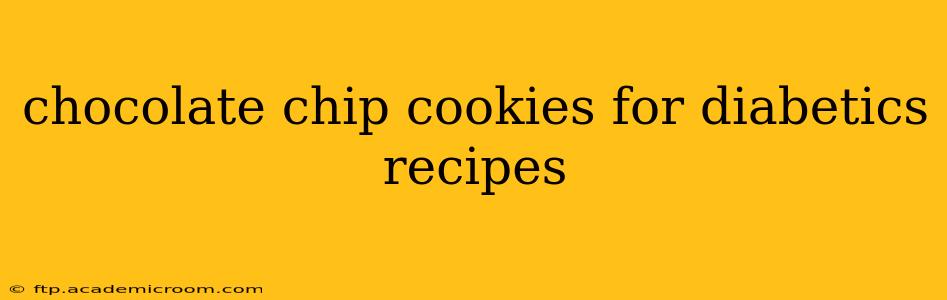 chocolate chip cookies for diabetics recipes