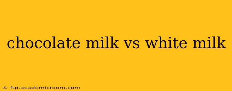 chocolate milk vs white milk
