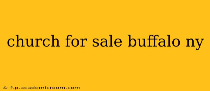 church for sale buffalo ny