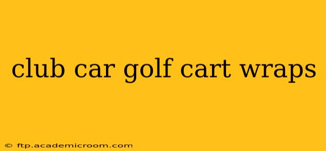 club car golf cart wraps