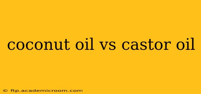 coconut oil vs castor oil