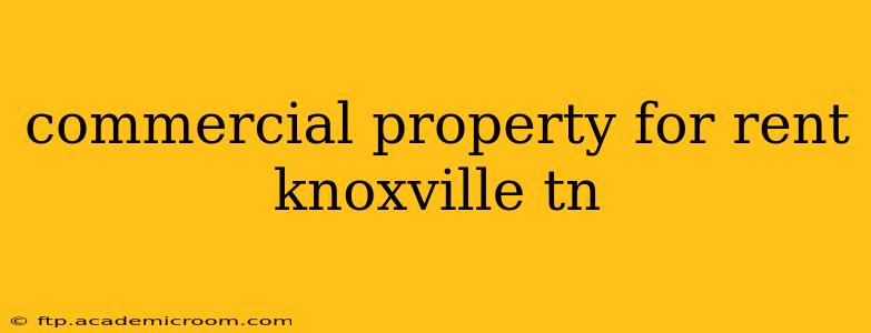 commercial property for rent knoxville tn