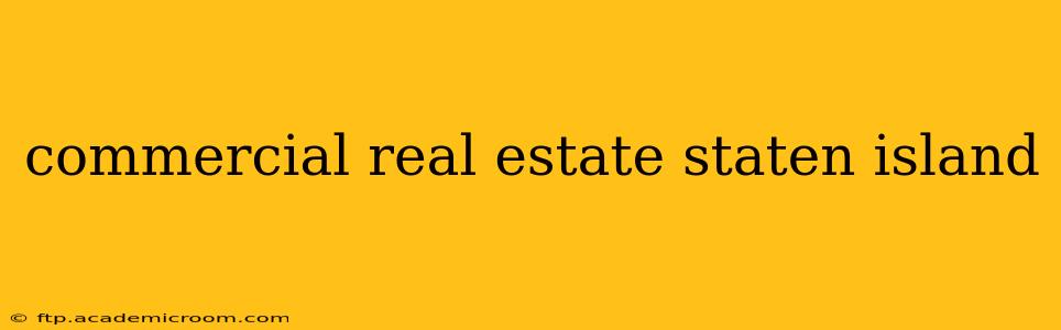 commercial real estate staten island