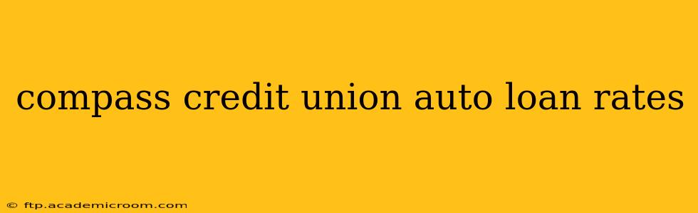 compass credit union auto loan rates