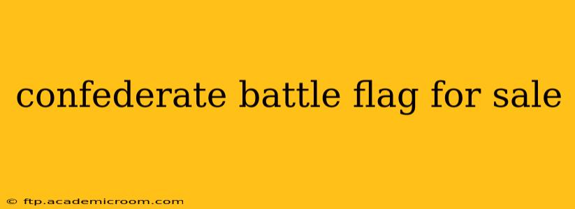 confederate battle flag for sale