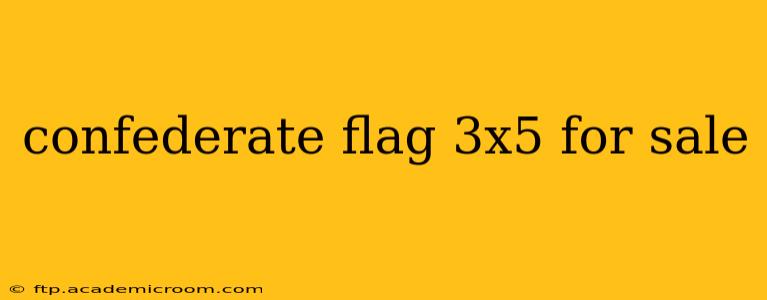 confederate flag 3x5 for sale