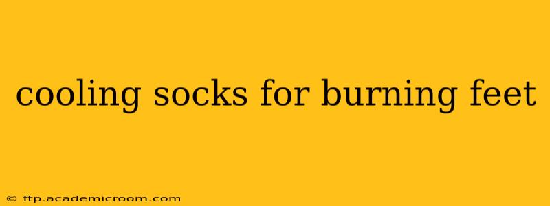 cooling socks for burning feet