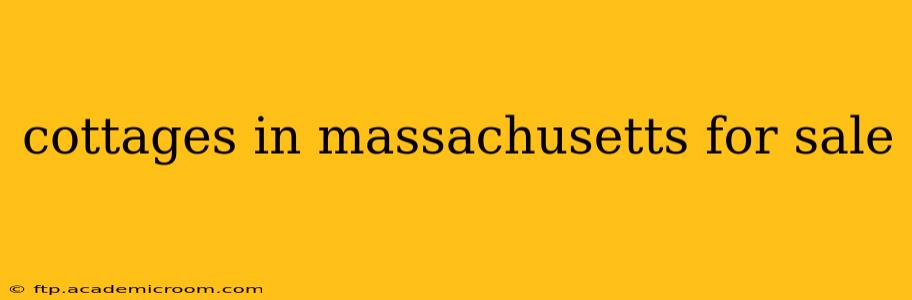 cottages in massachusetts for sale