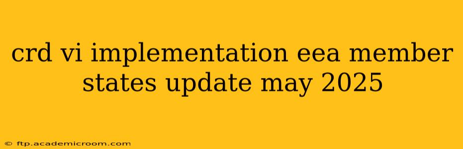 crd vi implementation eea member states update may 2025