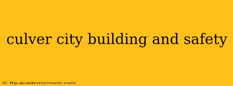 culver city building and safety