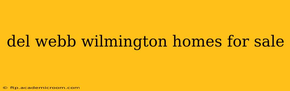 del webb wilmington homes for sale