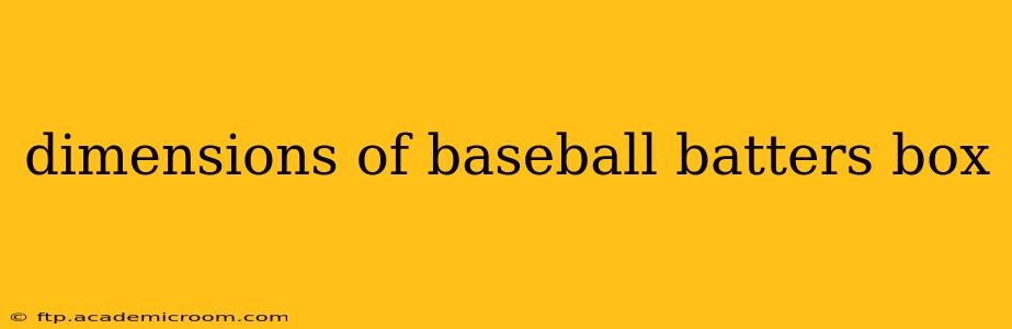 dimensions of baseball batters box