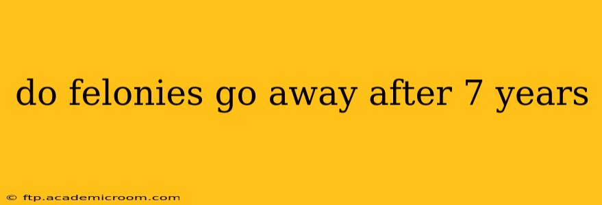 do felonies go away after 7 years