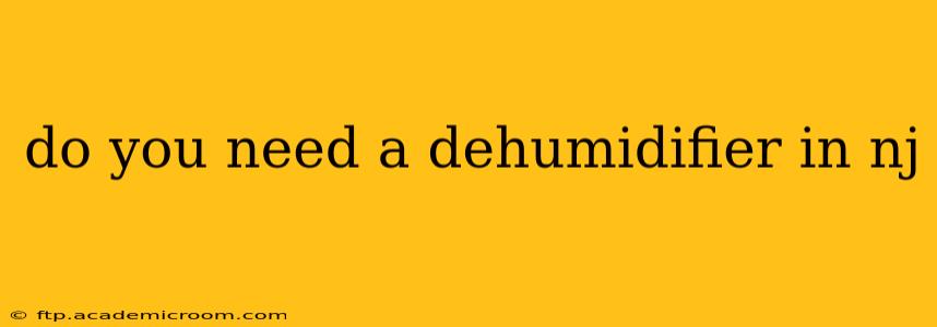 do you need a dehumidifier in nj