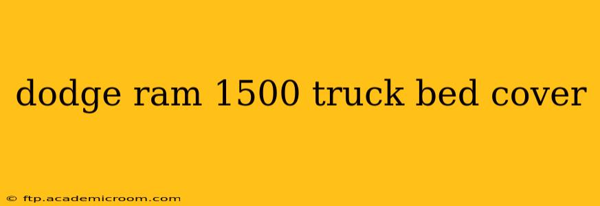dodge ram 1500 truck bed cover