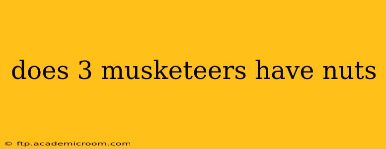 does 3 musketeers have nuts