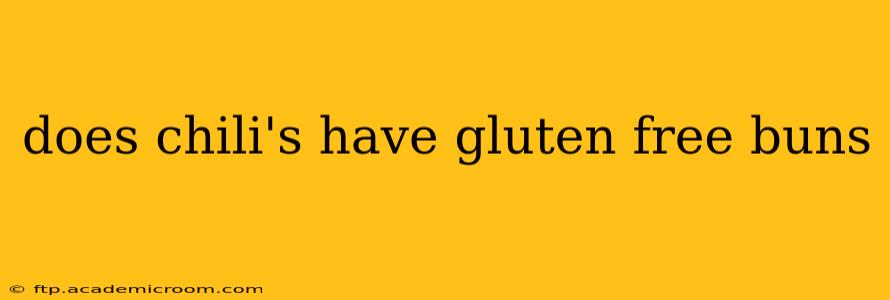 does chili's have gluten free buns