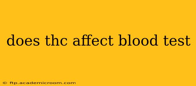 does thc affect blood test