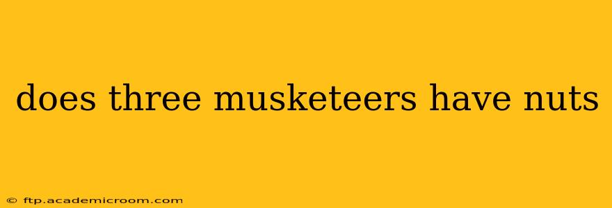 does three musketeers have nuts