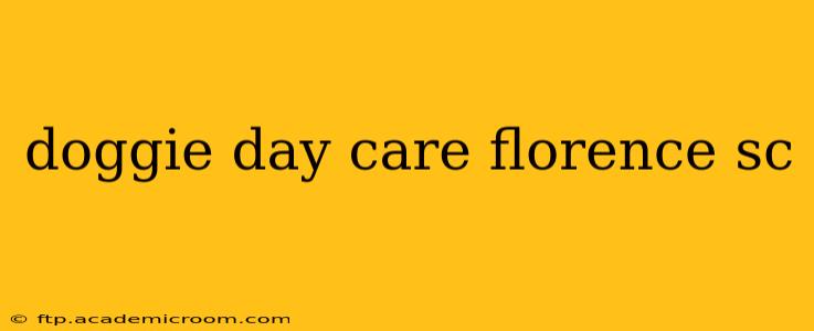 doggie day care florence sc