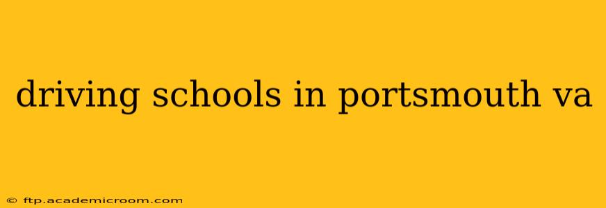 driving schools in portsmouth va