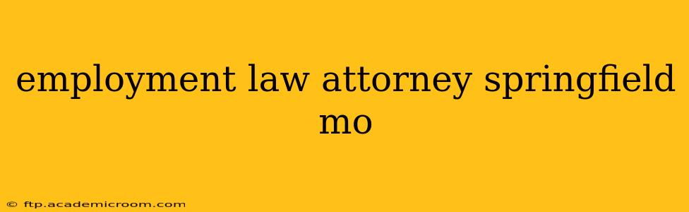 employment law attorney springfield mo