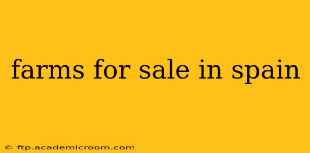 farms for sale in spain