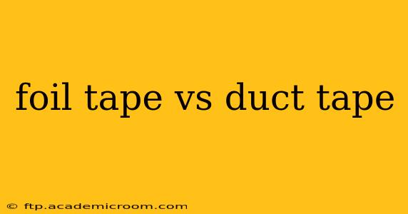 foil tape vs duct tape