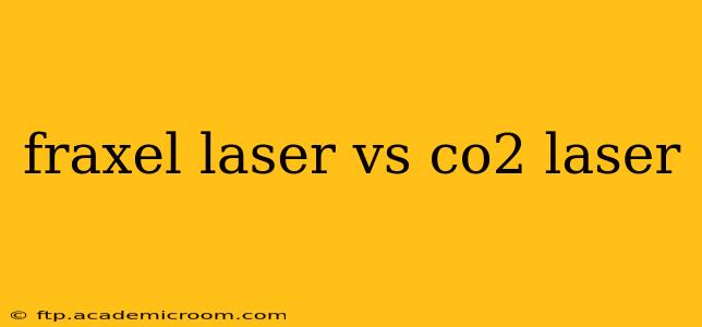 fraxel laser vs co2 laser