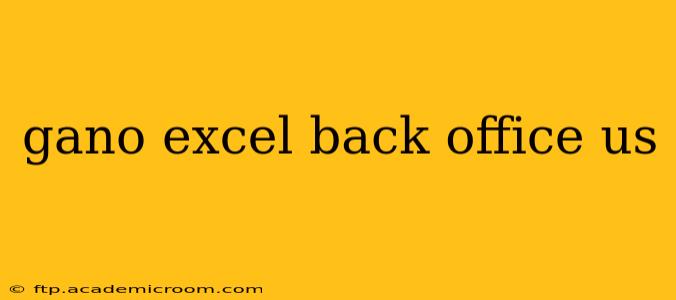 gano excel back office us