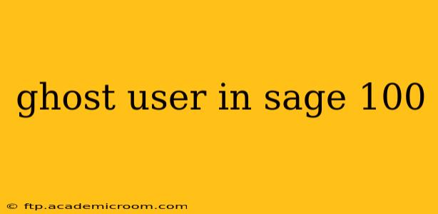 ghost user in sage 100