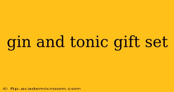 gin and tonic gift set