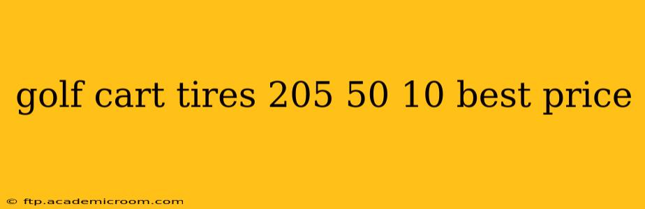 golf cart tires 205 50 10 best price