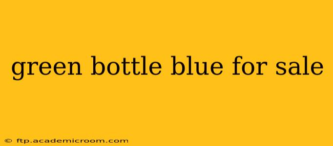 green bottle blue for sale