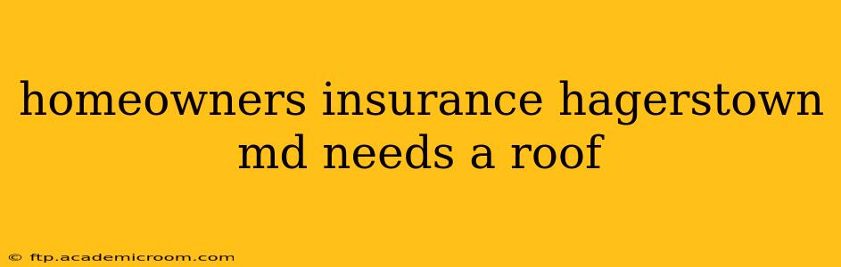 homeowners insurance hagerstown md needs a roof