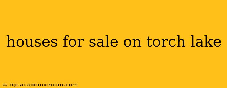 houses for sale on torch lake