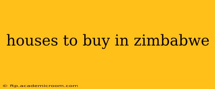 houses to buy in zimbabwe