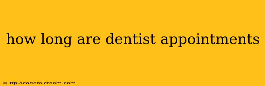 how long are dentist appointments