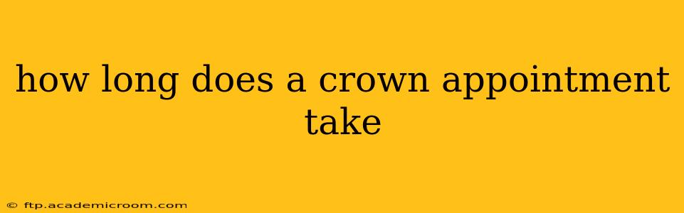 how long does a crown appointment take