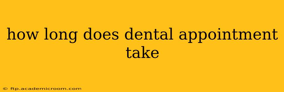 how long does dental appointment take