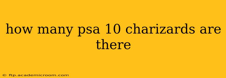 how many psa 10 charizards are there