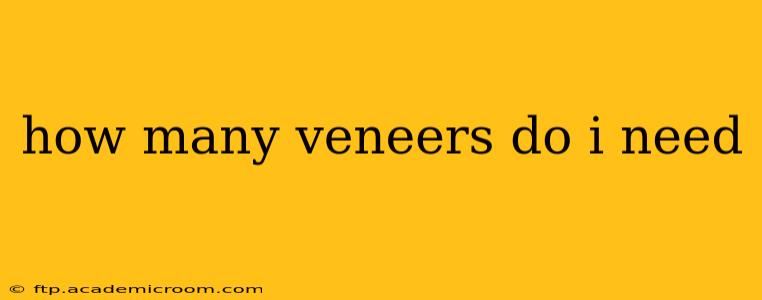 how many veneers do i need